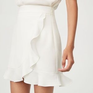 NWT - Club Monaco White Suzillie Skirt